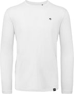 BAC TM070 - Unisex Organic Cotton Long-Sleeve T-Shirt - White
