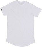 MTS M126 ― Extra-Long Organic Cotton Long Length T-Shirt - White