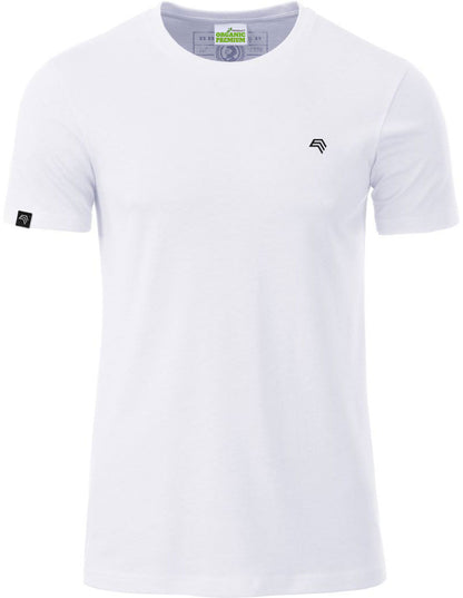 JAN 8008 ― Herren Bio-Baumwolle T-Shirt - Weiß