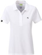 JAN 8009 ― Women's Organic Cotton Polo Shirt - White