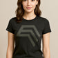 Companieer Symbol ― Ladies Girlie T-Shirt - Schwarz