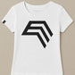 Companieer Symbol ― Ladies Girlie T-Shirt - Weiß