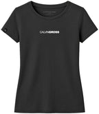 Calvin Gross ― Damen Girlie-Shirt – Schwarz
