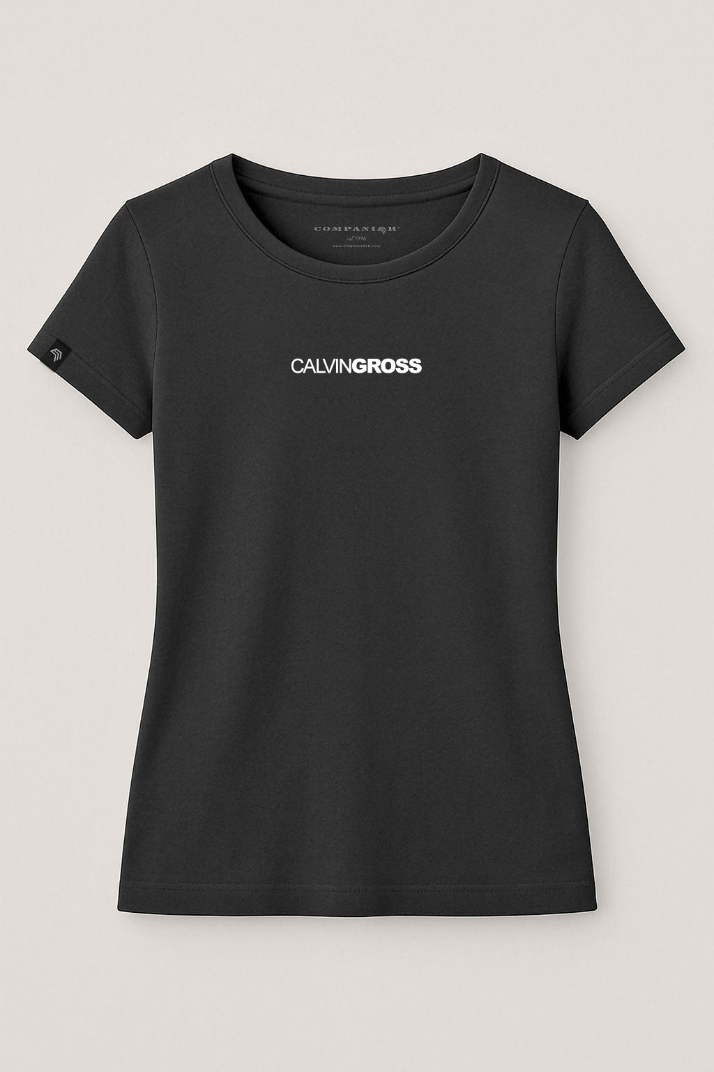 Calvin Gross ― Ladies Girlie T-Shirt - Schwarz