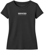 Groupies Welcome ― Damen Statement T-Shirt – Schwarz