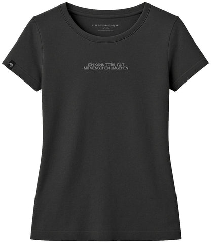 I can totally deal with people — Women's Statement Girlie T-Shirt - Black
