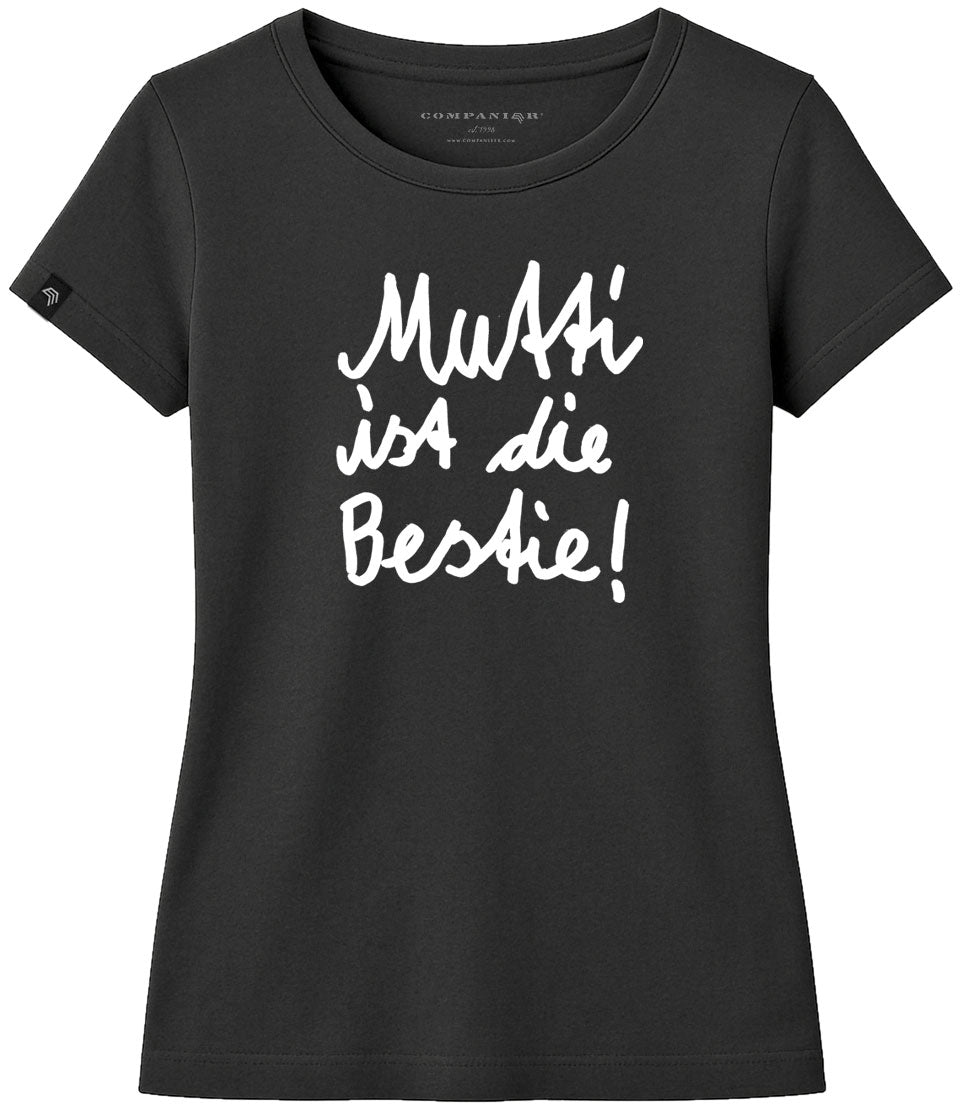 Mom is the Best ― Women's Statement T-Shirt – Black