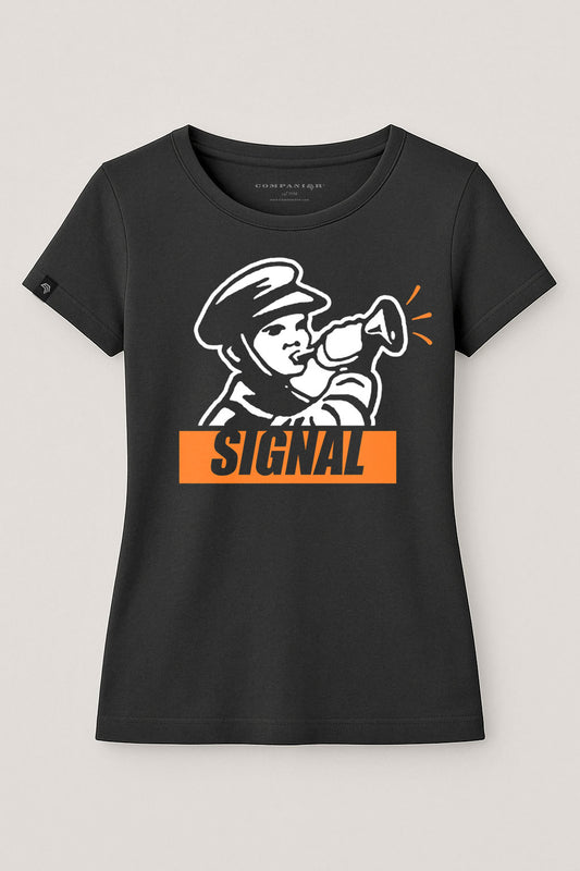 ― % ― Signal ― Ladies Girlie T-Shirt