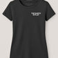The Earth is flat ― Ladies Girlie T-Shirt - Schwarz