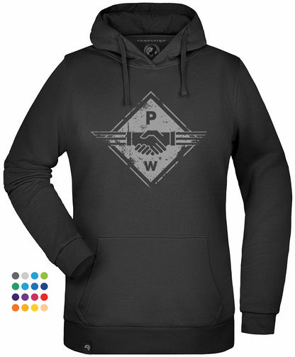 Hands PW ― Ladies Hoodie - Schwarz