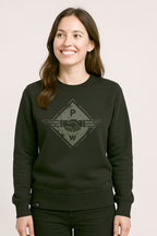 Hands PW ― Ladies Sweatshirt - Black