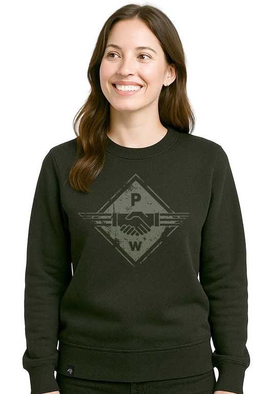 Hands PW ― Ladies Sweatshirt - Schwarz