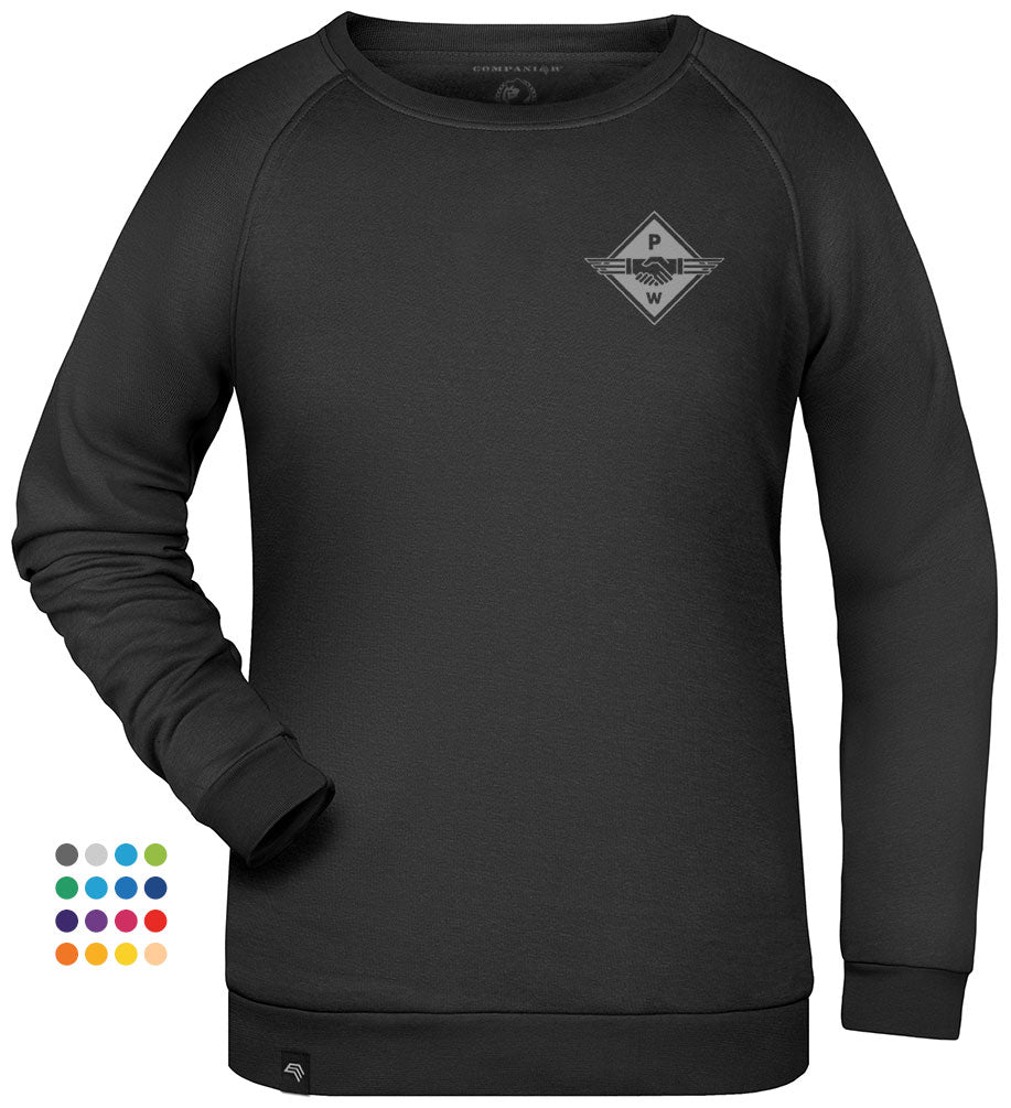 Hands PW ― Ladies Sweatshirt - Black