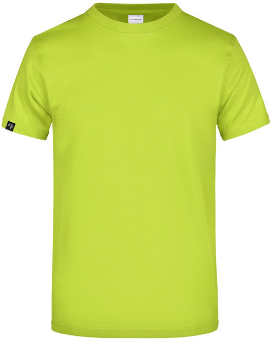 ― % ― JAN 0002 ― Herren Komfort T-Shirt - Grün Acid Gelb [XL]