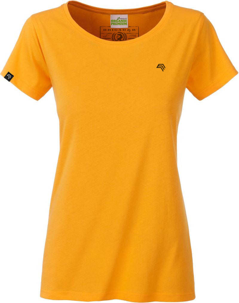 JAN 8007 ― Damen Bio-Baumwolle T-Shirt - Gold Gelb