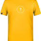 Unisex Mens Basic T-Shirt - Gold Gelb - incl. Print