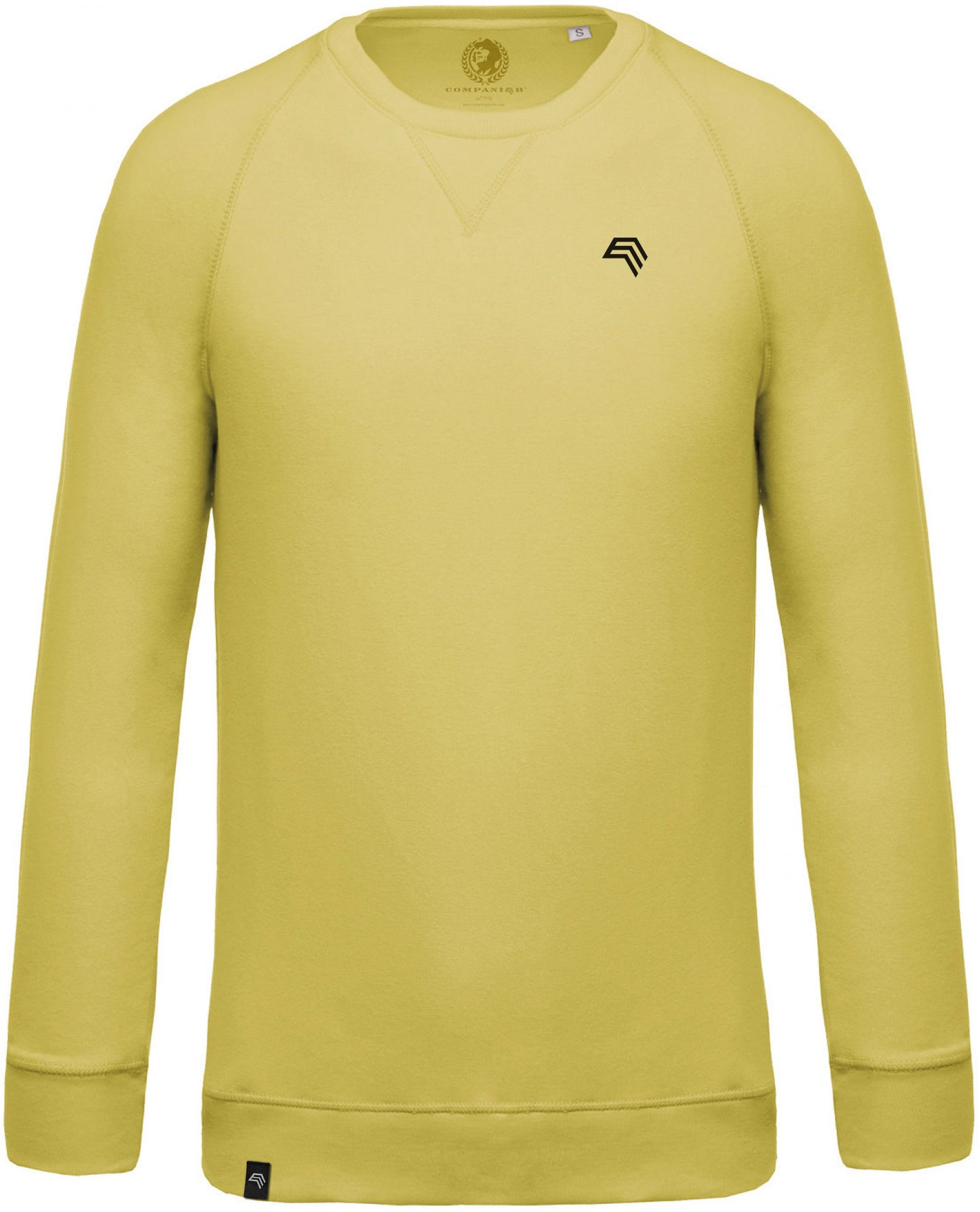 KRB K480 ― Unisex Raglan Sweatshirt mit Bio-Baumwolle - Lemon Gelb