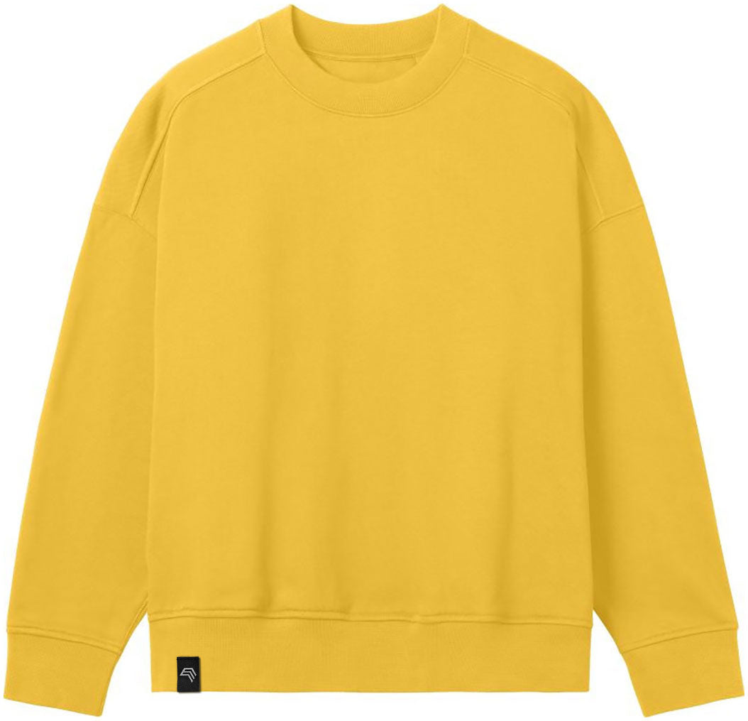 HMB 8746 ― Heavy Ladies Boxy Organic Sweater - Primrose Yellow