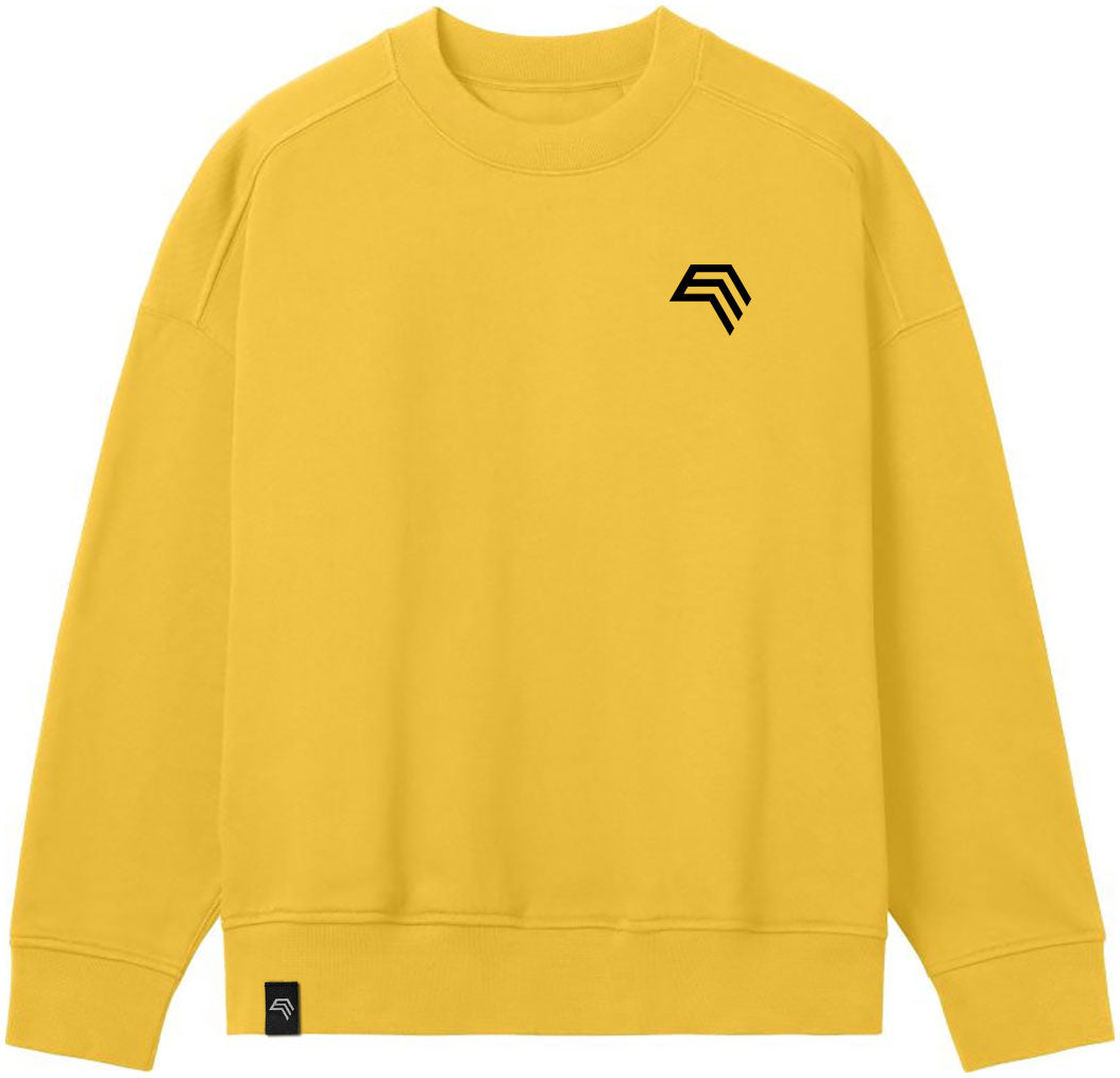 HMB 8746 ― Heavy Ladies Boxy Organic Sweater - Primrose Yellow