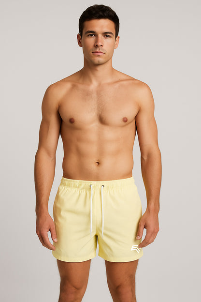 BBD 0050 ― Herren Swim Shorts Badehose - Soft Gelb