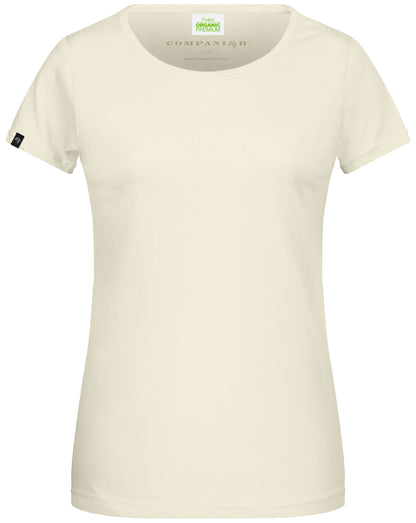 JAN 8007 ― Damen Bio-Baumwolle T-Shirt - Vanilla Gelb