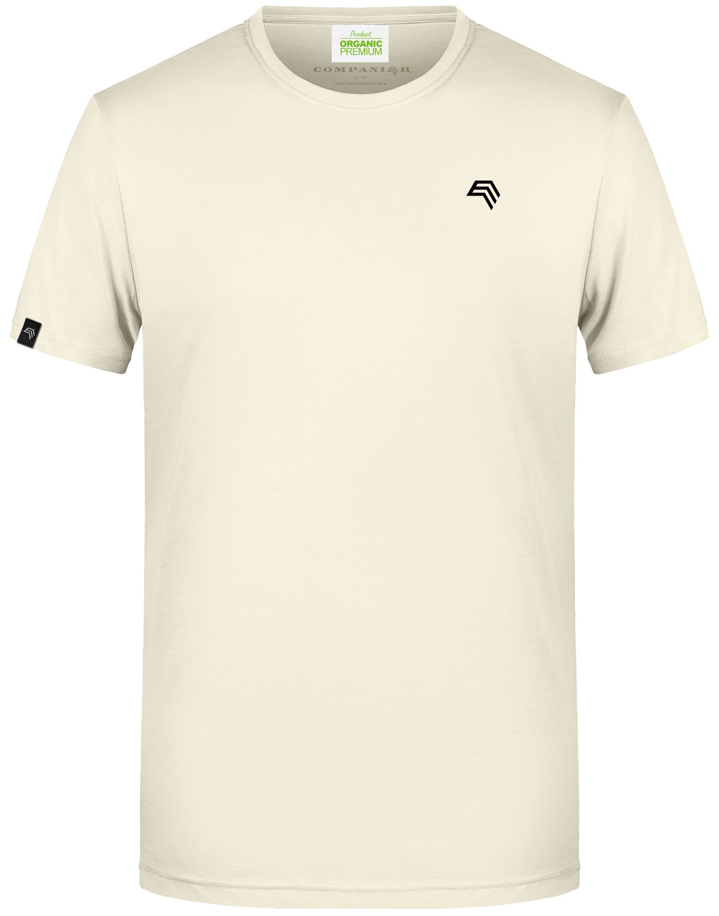 JAN 8008 ― Herren Bio-Baumwolle T-Shirt - Vanilla Gelb