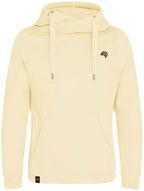 JDS 0021 ― Cross Neck Crossover Hoodie - Vanilla Yellow