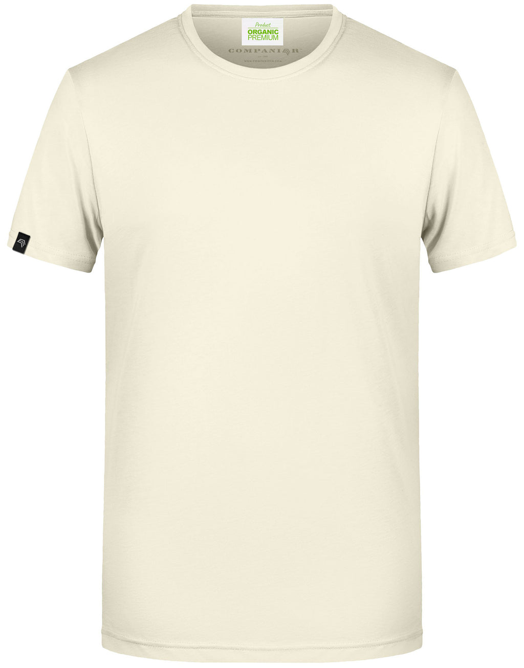 JAN 8008 ― Men's Organic Cotton T-Shirt - Vanilla Yellow