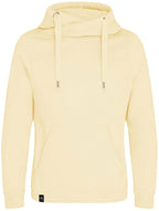 JDS 0021 ― Cross Neck Crossover Hoodie - Vanilla Yellow