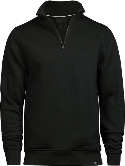 TJS 5438 ― Half Zip Sweatshirt - Schwarz