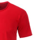JAN 8002 ― Herren Bio-Baumwolle Rollsaum T-Shirt - Rot