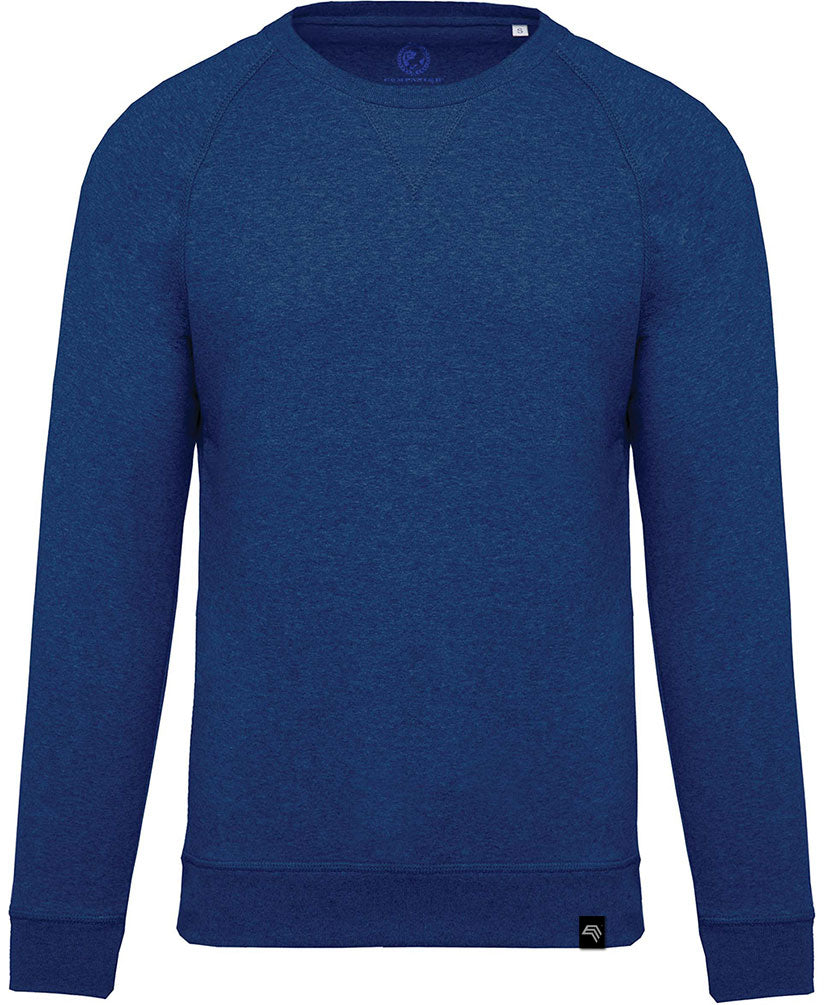 KRB K480 ― Bio-Baumwolle Sweatshirt - Heather Ocean Blau Melange