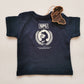 ― % ― Reproduktionstoxisch Baby T-Shirt Navy Blue Patenbrigade: Wolff
