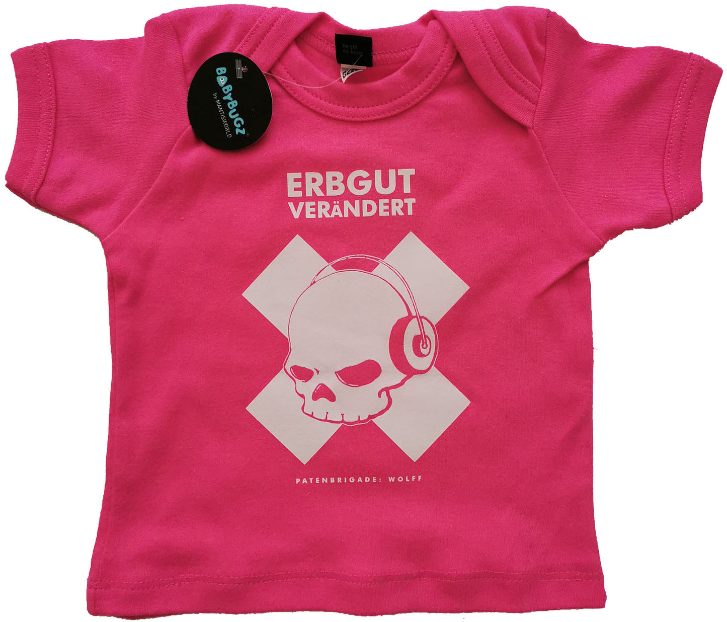 ― % ― Erbgutverändert Baby T-Shirt Fuchsia Rot Pink