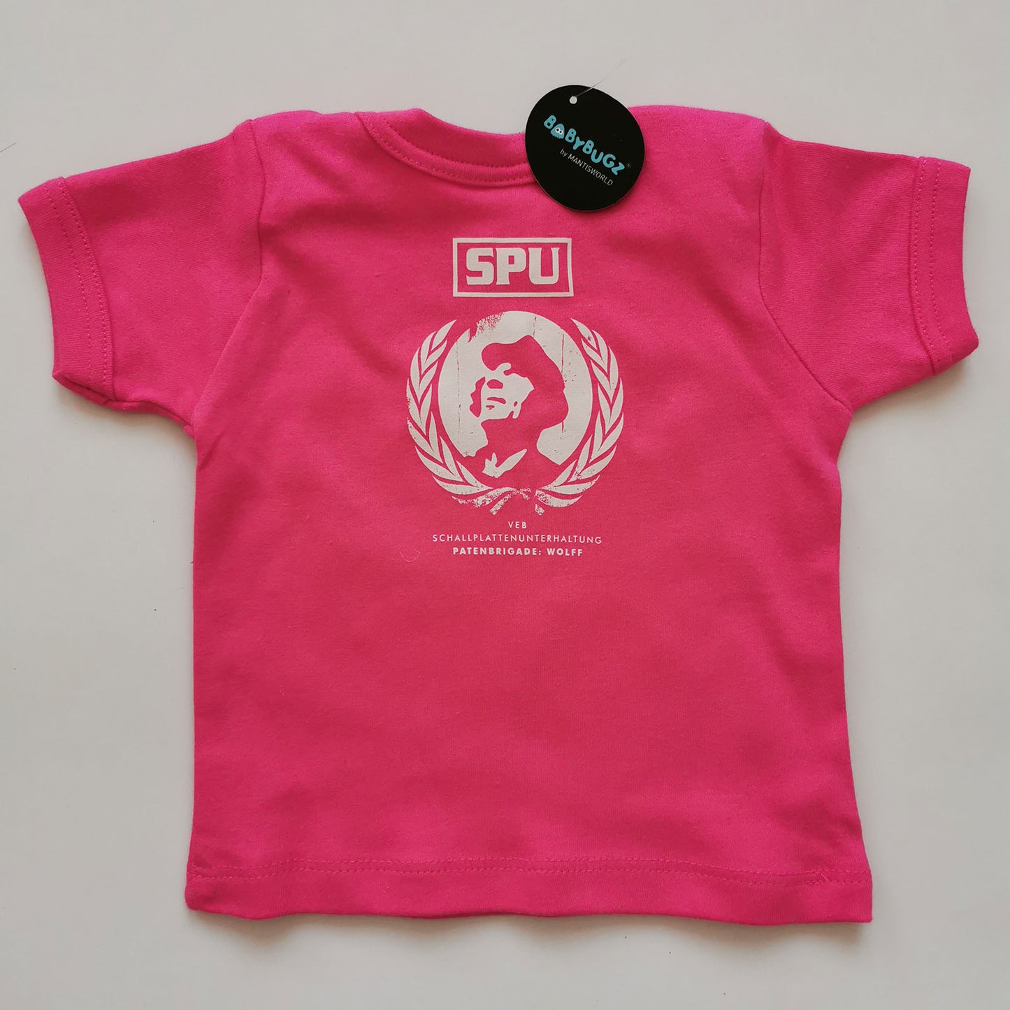 ― % ― Erbgutverändert Baby T-Shirt Fuchsia Rot Pink