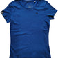 ― % ― KRB K391/10A ― Women's Bio-Baumwolle T-Shirt - Blau Melange [L]