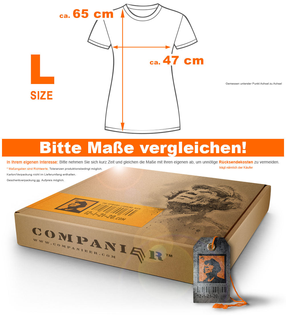 ― % ― KRB K391 ― Women's Bio-Baumwolle T-Shirt - Blau Melange / L