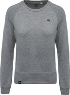 ― % ― KRB K481 ― Women's Bio-Baumwolle Sweatshirt - Melange Grau Heather / L