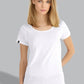 BAC TW047 ― Damen Bio-Baumwolle Flammgarn T-Shirt - Weiß