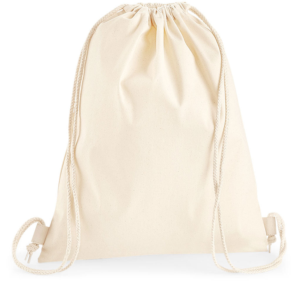 WFM W260 Organic Cotton Drawstring Cotton Bag