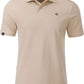 ― % ― JAN 8010 ― Men's Bio-Baumwolle Polo Shirt - Beige [XL / 2XL]