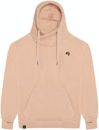 JDS 0021 ― Cross Neck Hoodie - Nude Beige