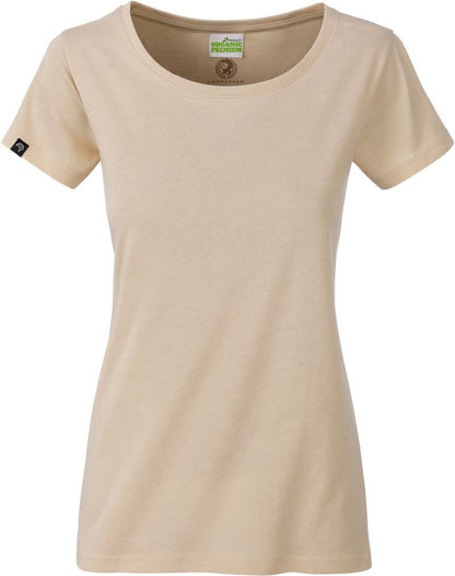 ― % ― JAN 8007 ― Damen Bio-Baumwolle T-Shirt Organic - Stone Beige [M]