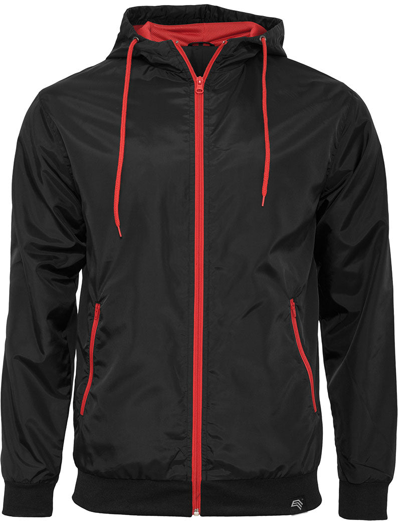 BBD 0016/130 ― Windrunner Jacket - Black / Red
