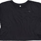 MTS M096 ― Women's Bio-Baumwolle Crop Top T-Shirt - Schwarz