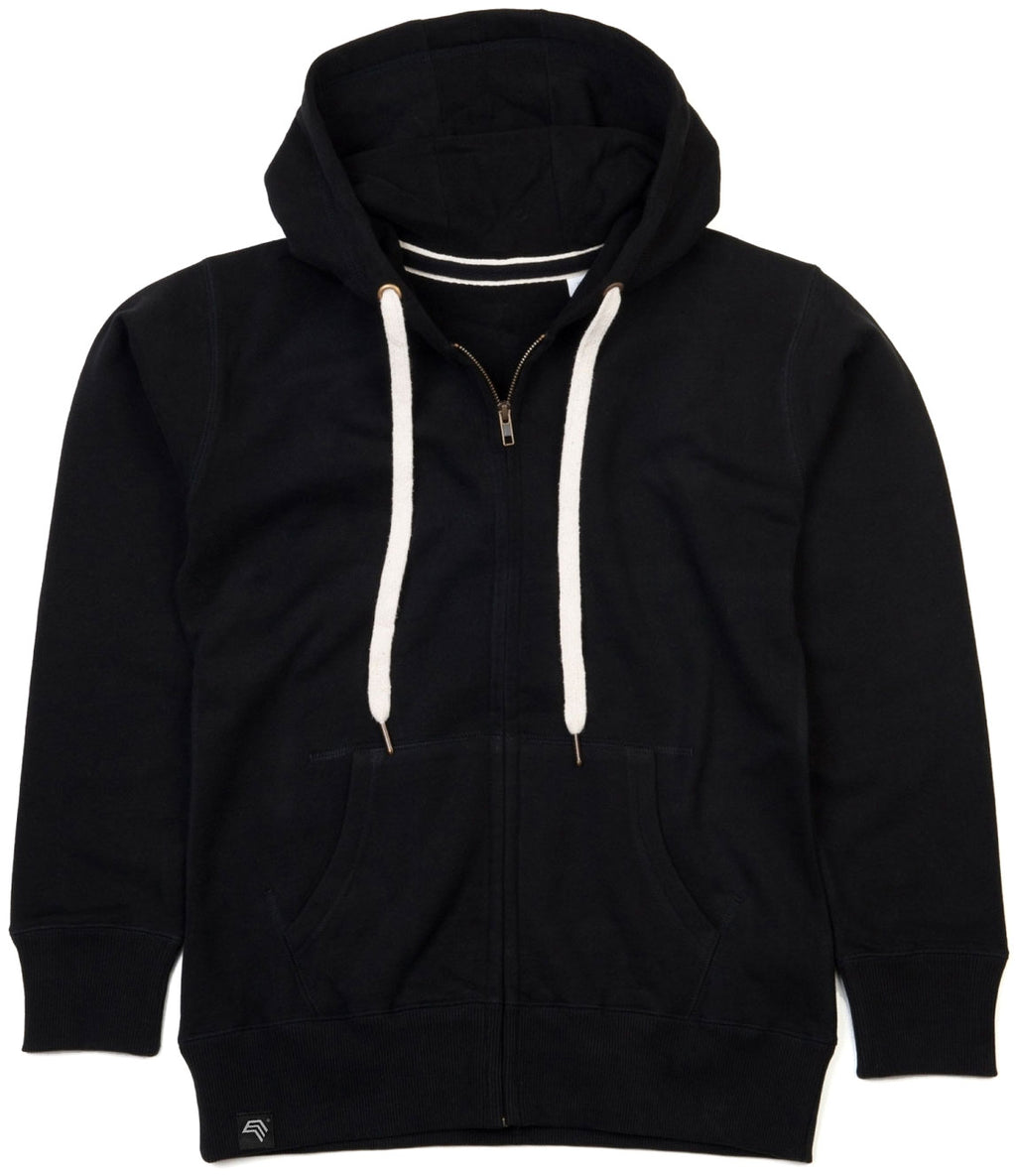 MTS M083 ― Heavy Raglan Sweat Jacket with Organic Cotton - Black