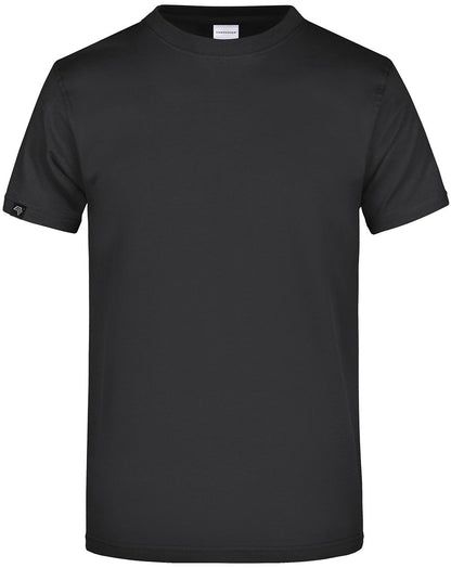 JAN 0002 ― Herren Heavy Komfort T-Shirt - Schwarz