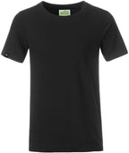 JAN 8008B ― Kids/Boys Organic Cotton T-Shirt - Black