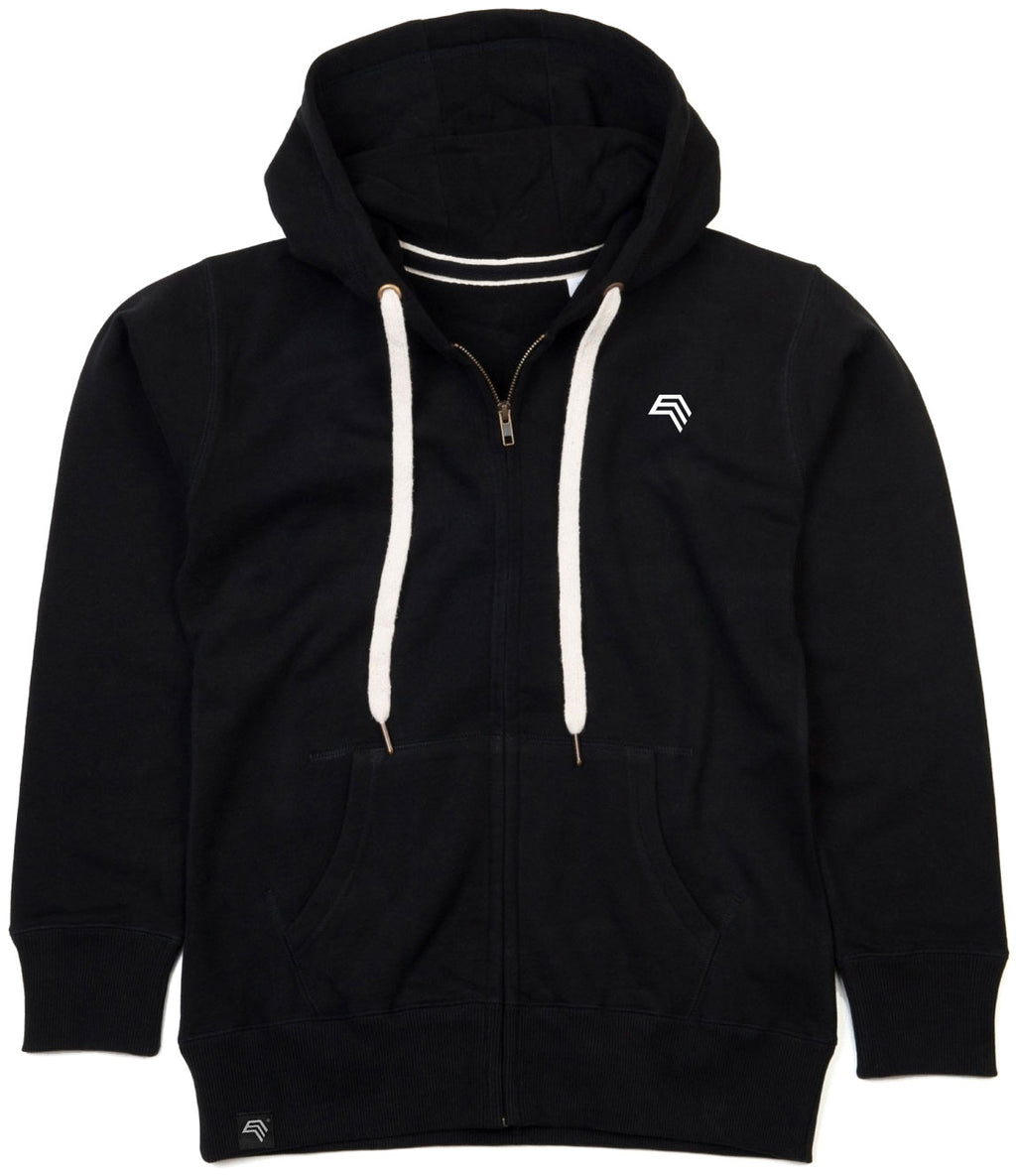 MTS M083 ― Heavy Raglan Sweat Jacket with Organic Cotton - Black