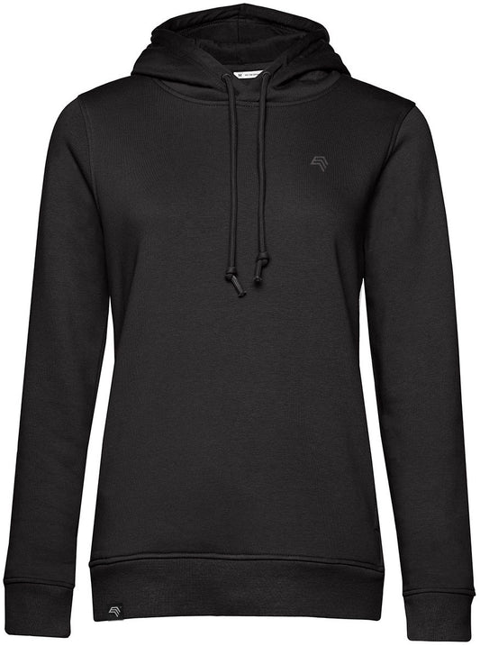 BAC W34B ― Weicher Damen Bio-Baumwolle Hoodie - Schwarz